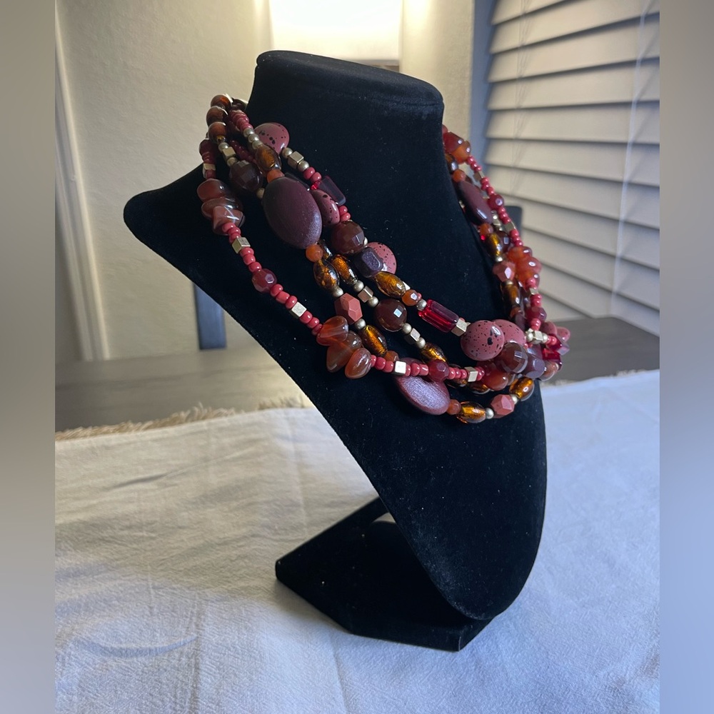 Lea Sophia Necklace | Red